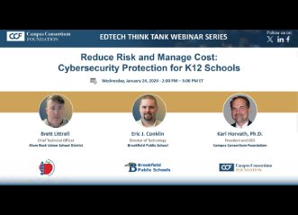 Webinar - Cybersecurity for K12 School Districts